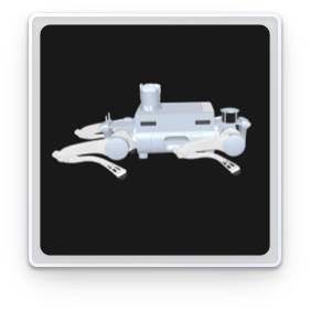 數(shù)字孿生UI展示：機(jī)器狗行走姿態(tài)3D模型與實時數(shù)據(jù)同步