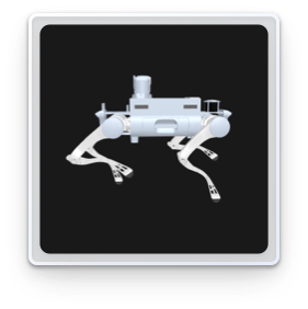 數(shù)字孿生UI展示：機(jī)器狗行走姿態(tài)3D模型與實時數(shù)據(jù)同步