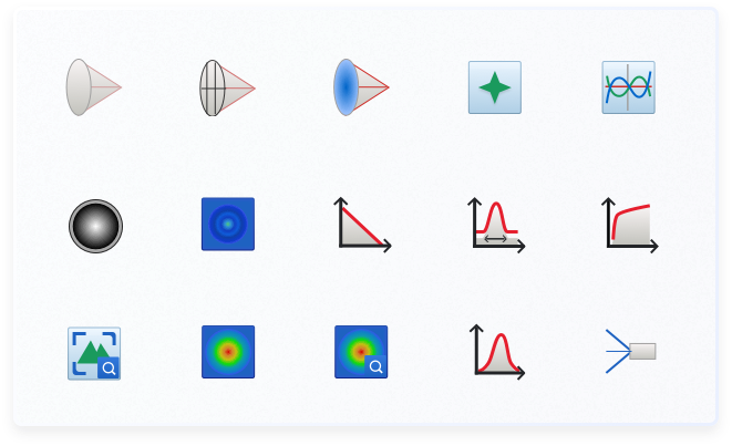 飛秒激光時域熱反射測量系統軟件圖標設計 - 昊遠精測科研風格圖標